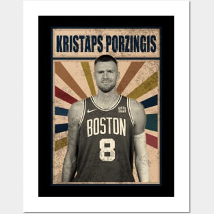 Boston Celtics Kristaps Porzingis Posters and Art